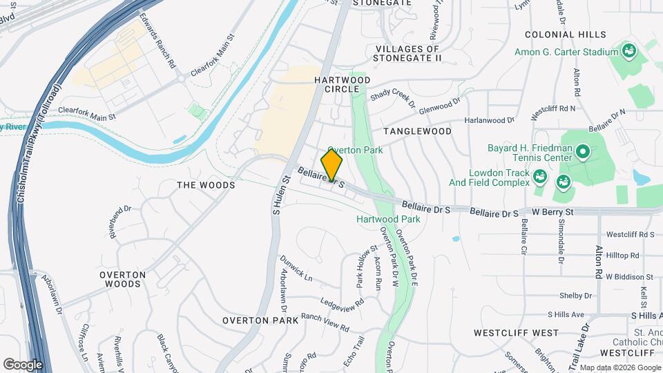 4343 Bellaire Dr S Map and Location Details