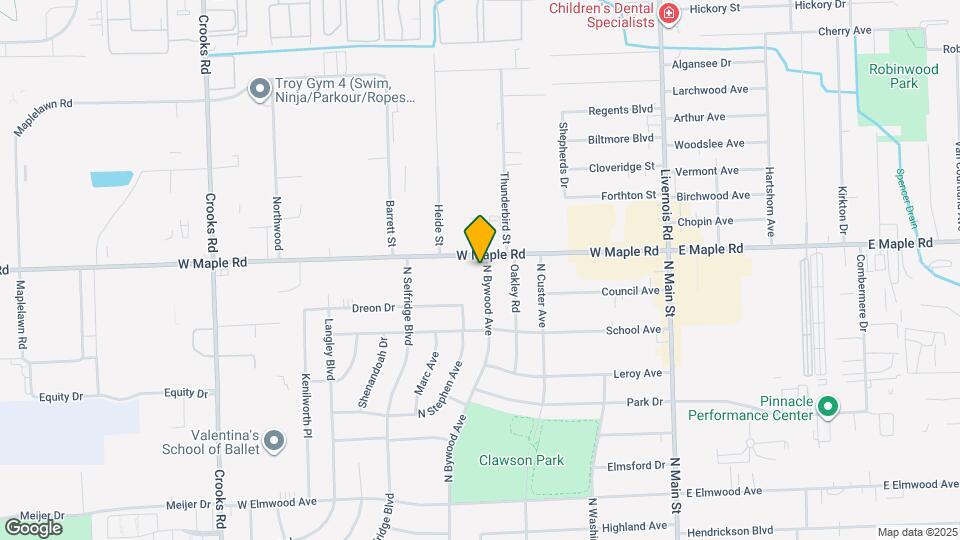 1563 N Bywood Ave Map and Location Details