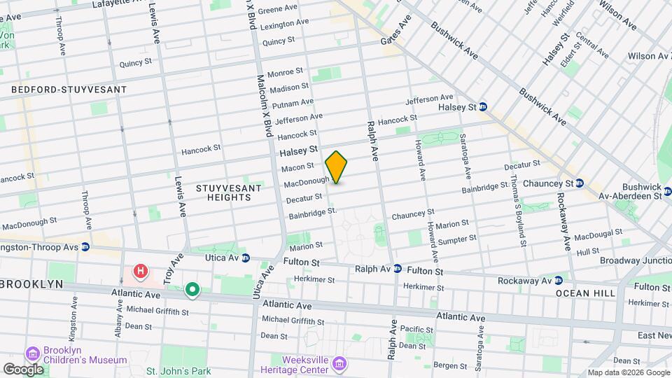 447 Decatur St, Unit 2B Map and Location Details