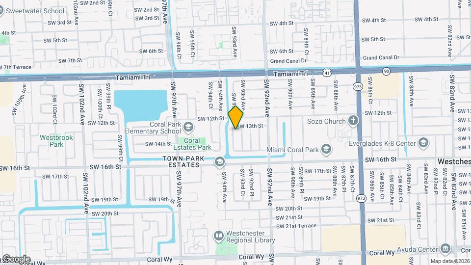 1315 SW 93rd Pl Map and Location Details