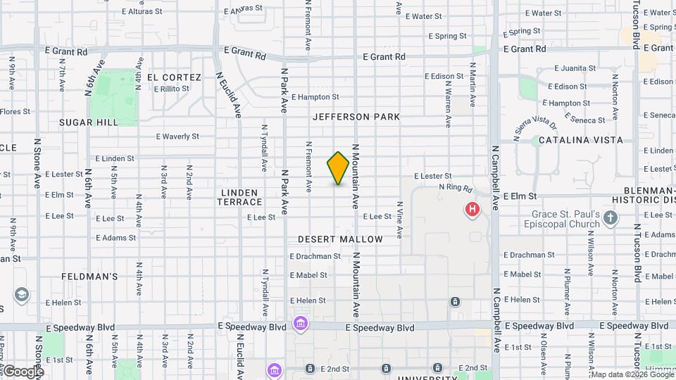 1710 N Santa Rita Ave, Unit Santa Rita Unit 2 Mapa y Detalles de la Ubicación