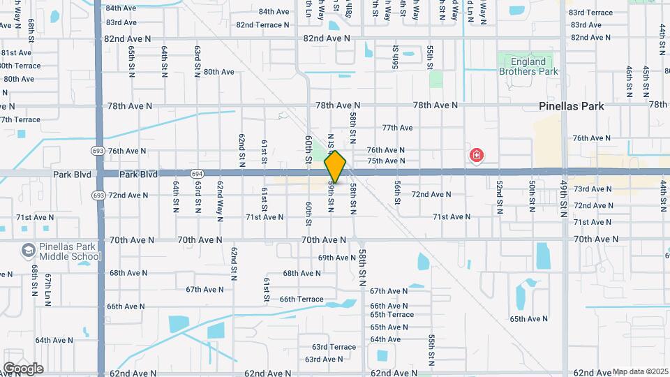 5861-5881 72nd Ave N Map and Location Details