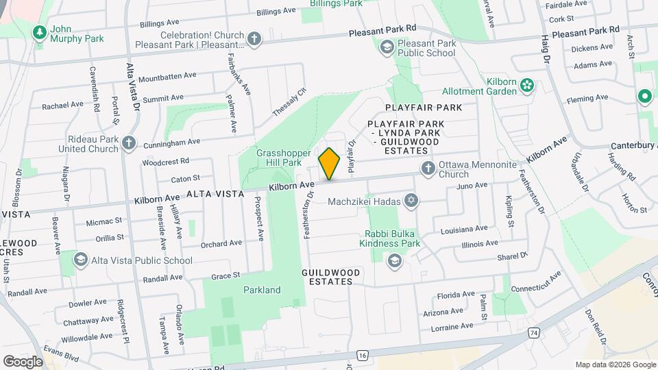 1670 Kilborn Av Map and Location Details