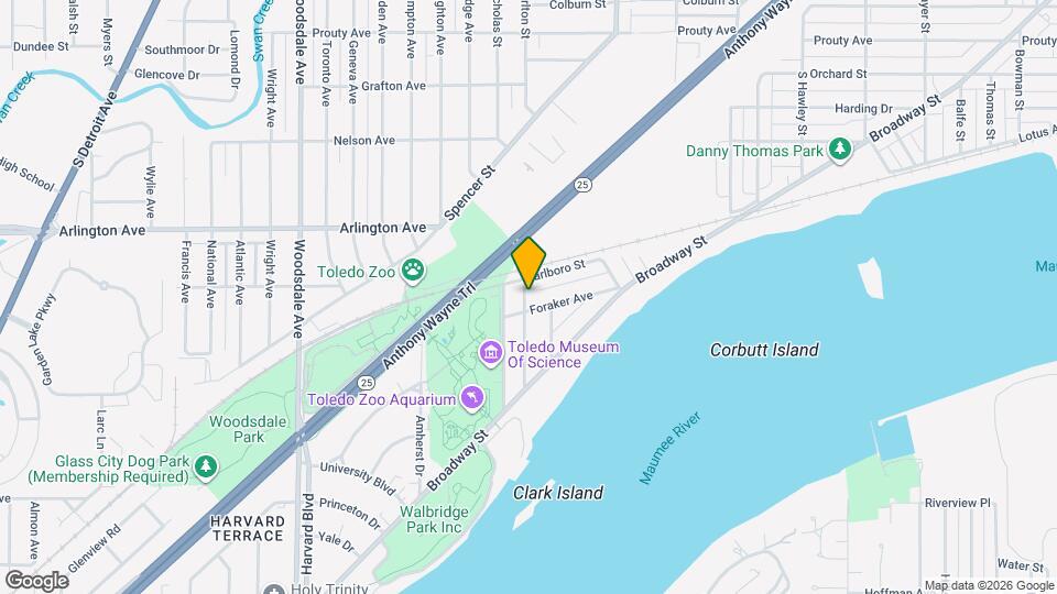 1019 Radcliffe Dr Mapa y Detalles de la Ubicación