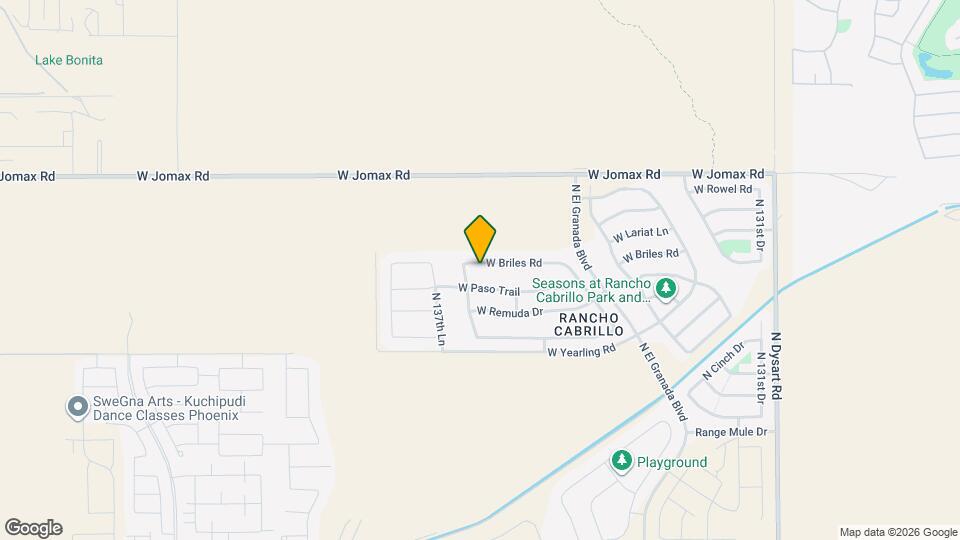 13655 W Briles Rd Map and Location Details