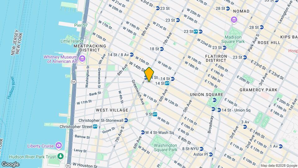 152 W 13th St Map and Location Details