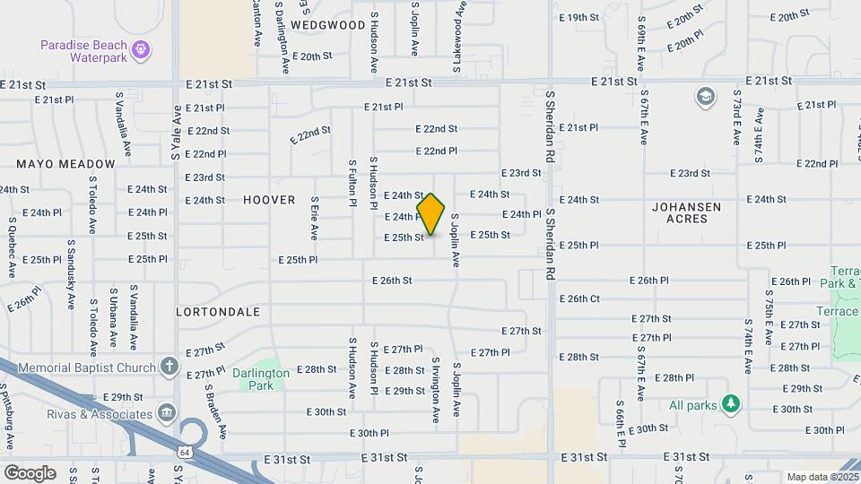 2508 S Irvington Ave Map and Location Details