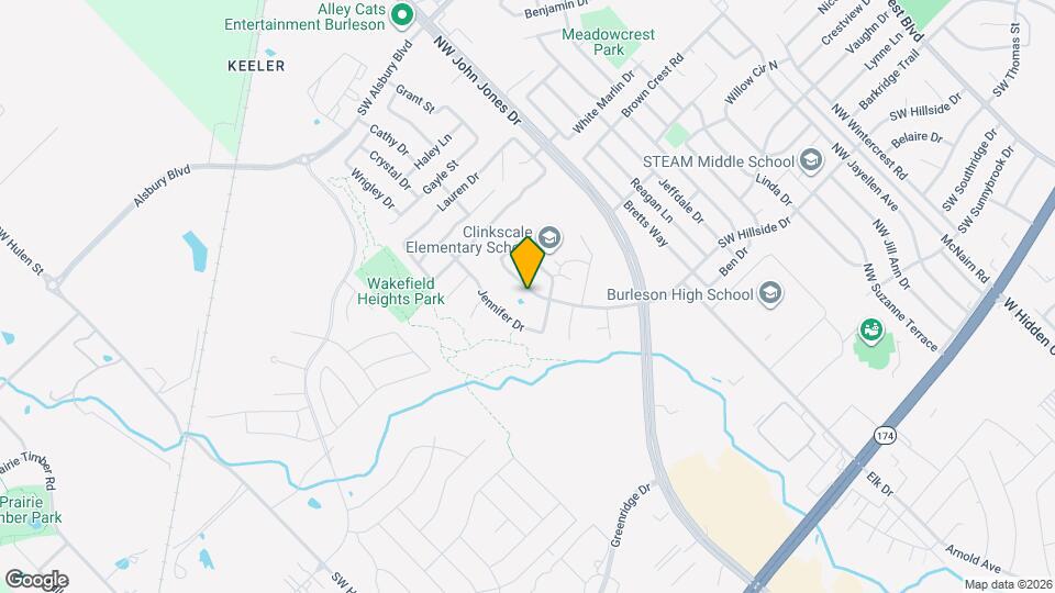 1349 Hillside Dr Map and Location Details