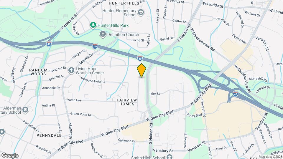 1821 Boulevard St Map and Location Details