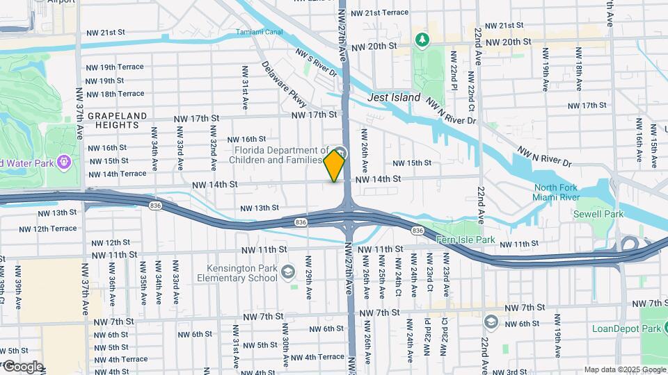 2730 NW 14th St Map and Location Details