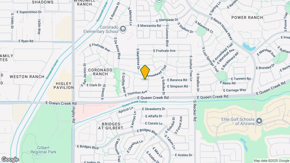 3677 E Baranca Ct Map and Location Details