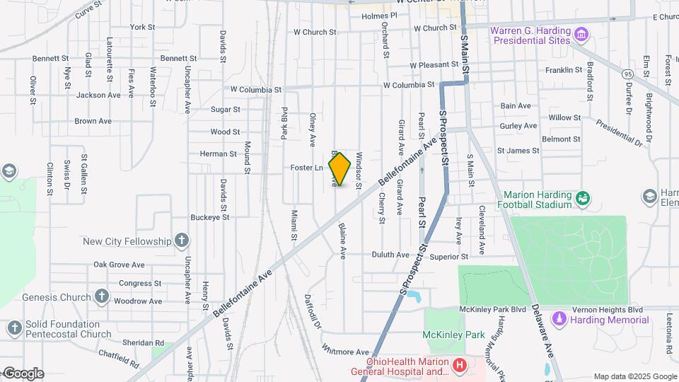 524 Blaine Ave Mapa y Detalles de la Ubicación