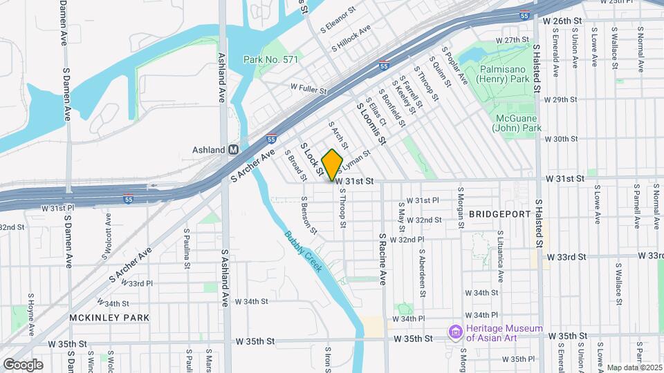 1315 W 31st St Mapa y Detalles de la Ubicación