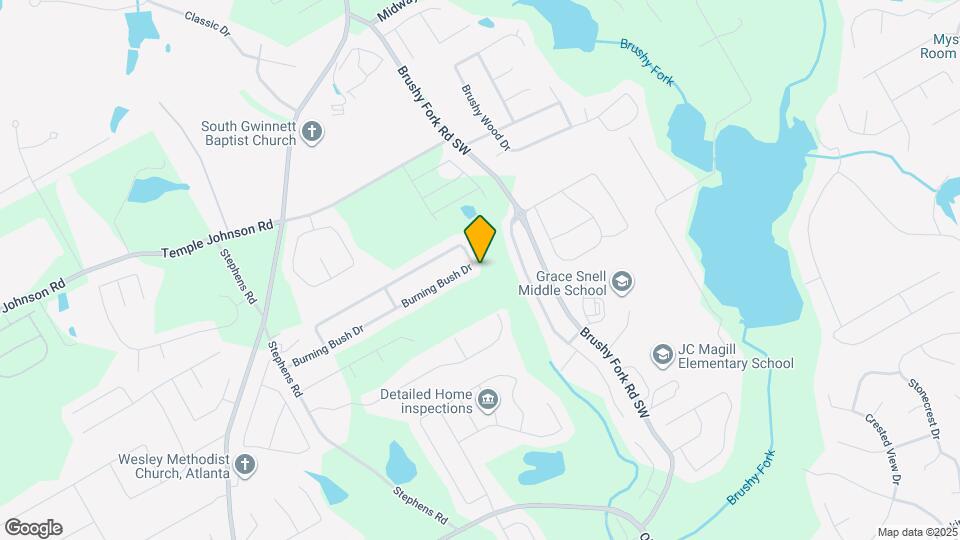 1120 Burning Bush Dr, Unit Basement apartment Mapa y Detalles de la Ubicación