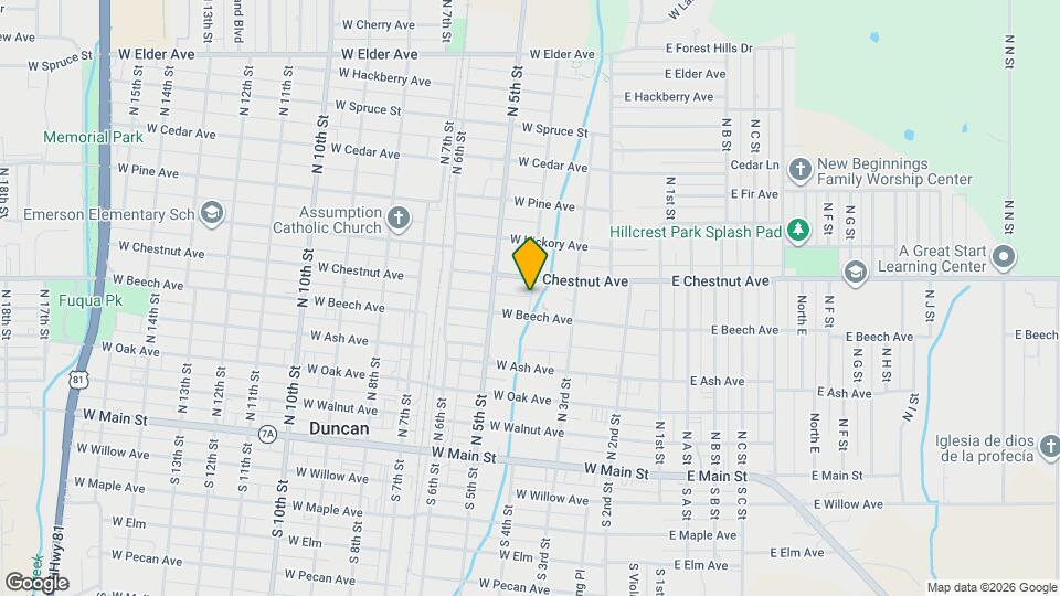 501 N 4th St Map and Location Details