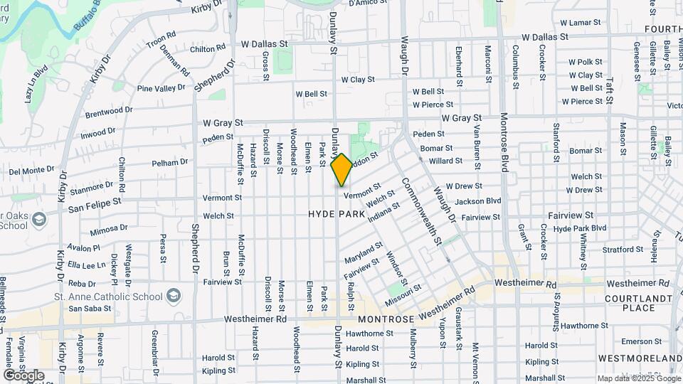 1822 Vermont St Map and Location Details
