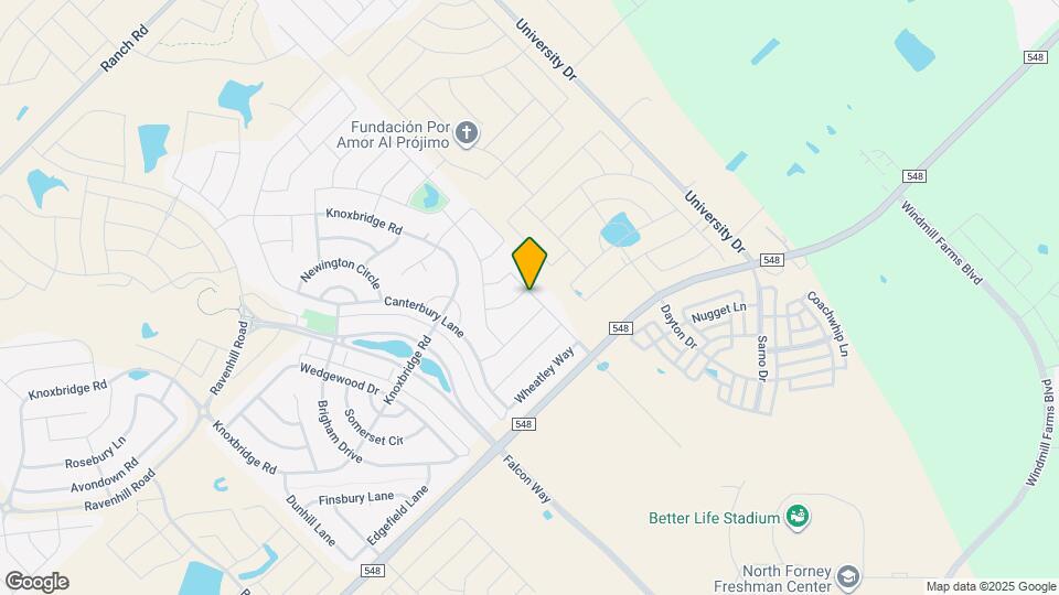 1316 Torrington Ln Map and Location Details