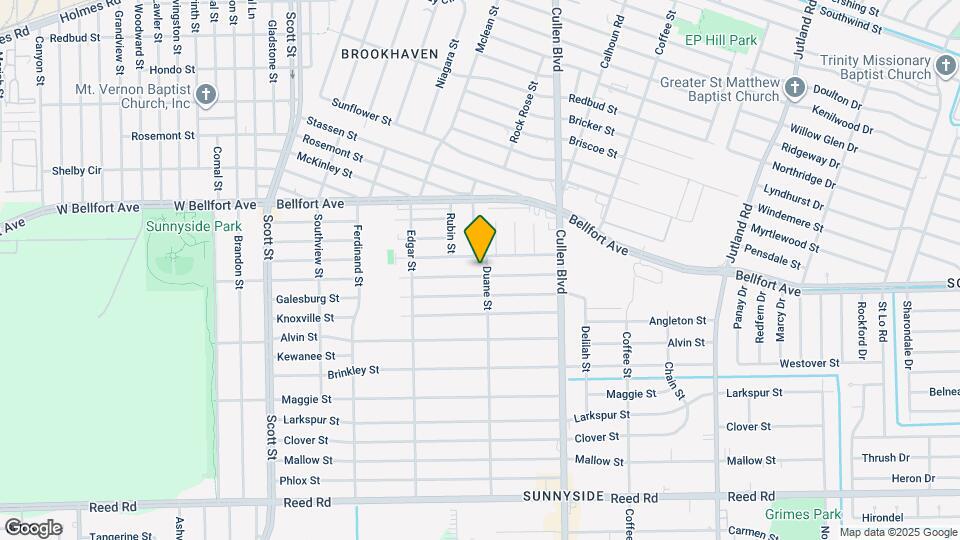 4525 Davenport St Map and Location Details