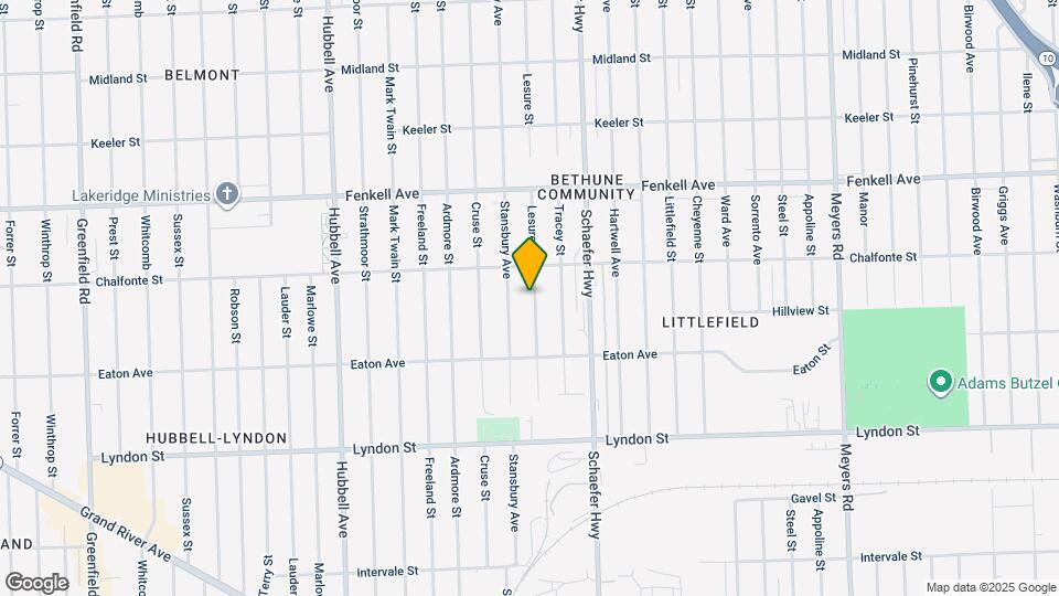 14919 Lesure St Map and Location Details