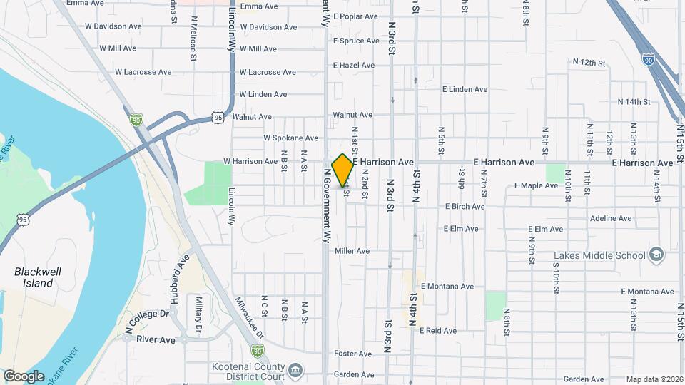 1069 N 1st St, Unit 1 Mapa y Detalles de la Ubicación