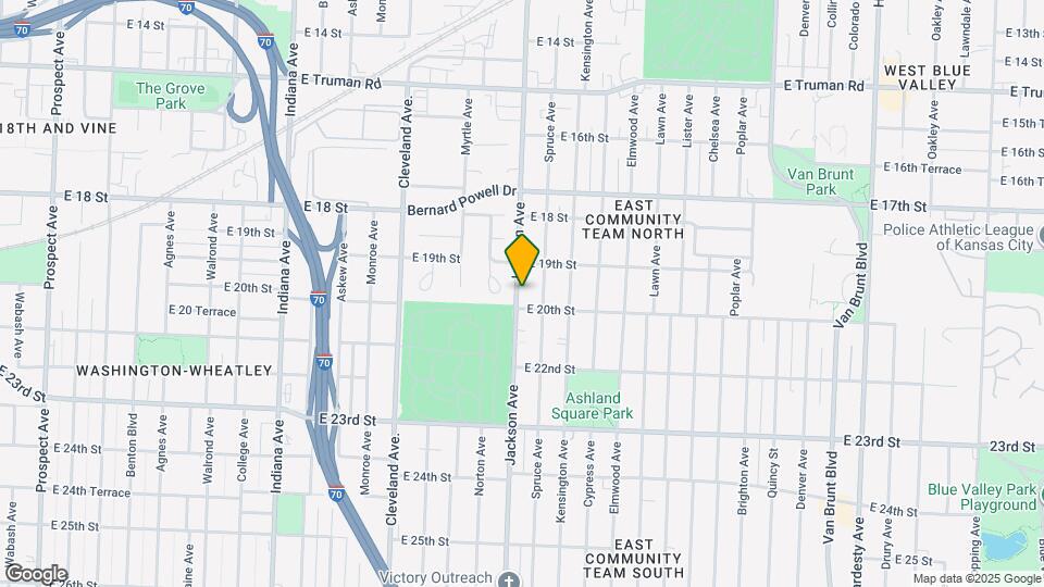 1923 Jackson Ave Map and Location Details