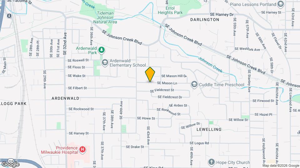 4300 SE Mason Ln Map and Location Details