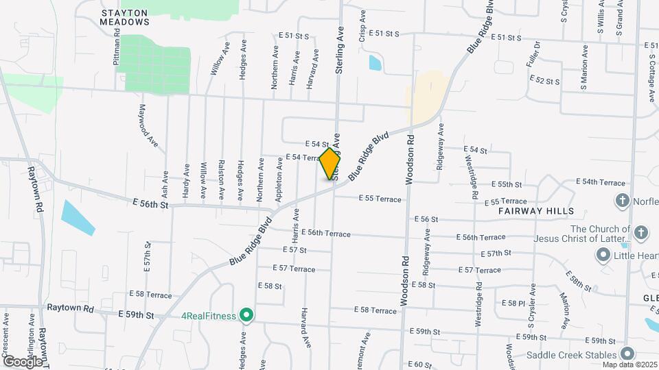 5520 Blue Ridge Blvd Map and Location Details