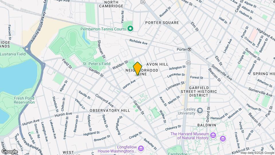 13 Huron Ave, Unit 1 Mapa y Detalles de la Ubicación
