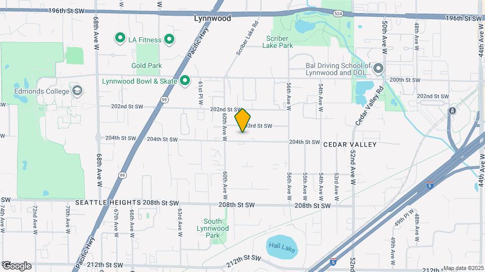 5827 204th St SW, Unit C Map and Location Details