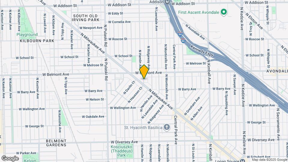 3123 N Hamlin Ave Mapa y Detalles de la Ubicación