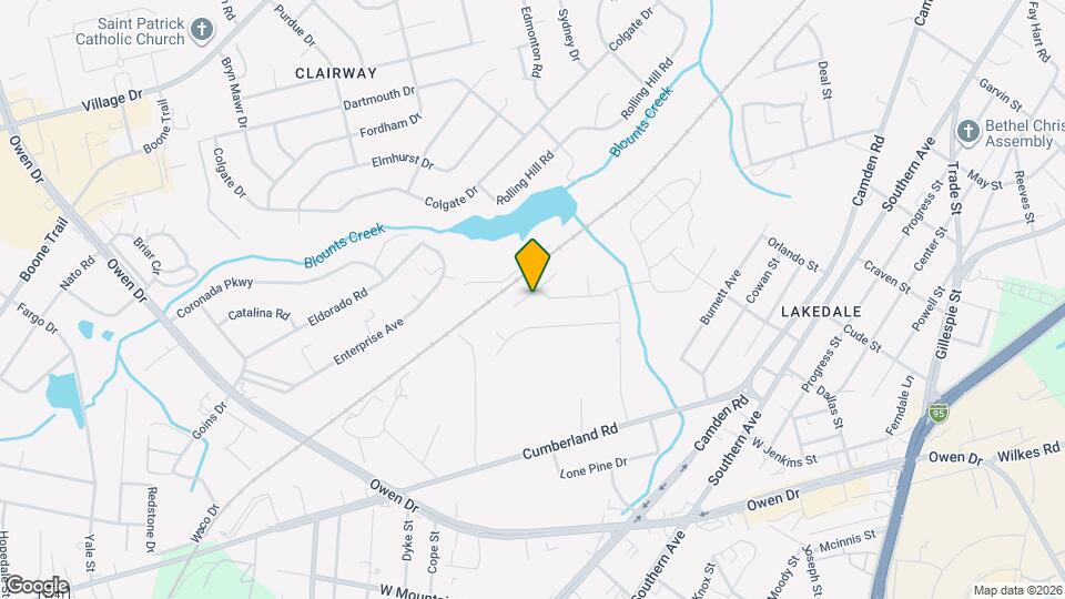 1229 Brickyard Dr Map and Location Details