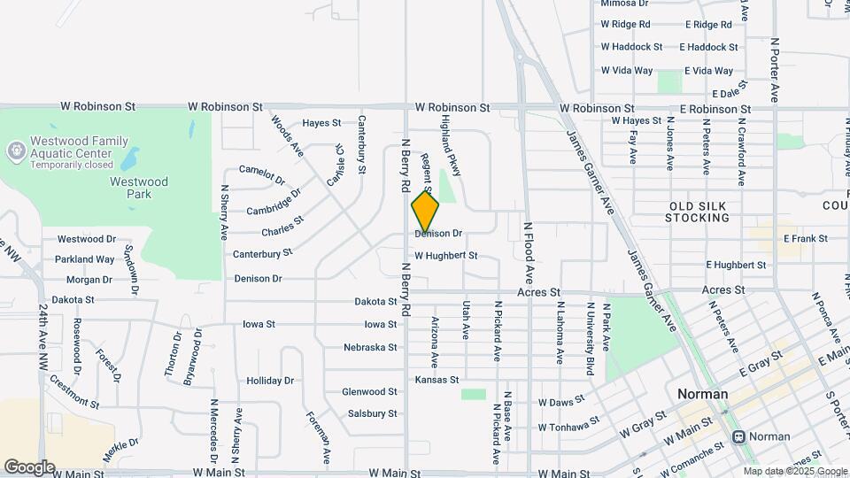 822 Denison Dr Map and Location Details