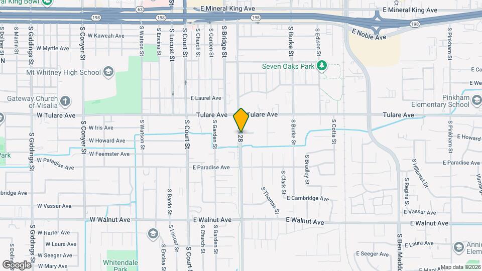 1326 S Santa Fe St Map and Location Details