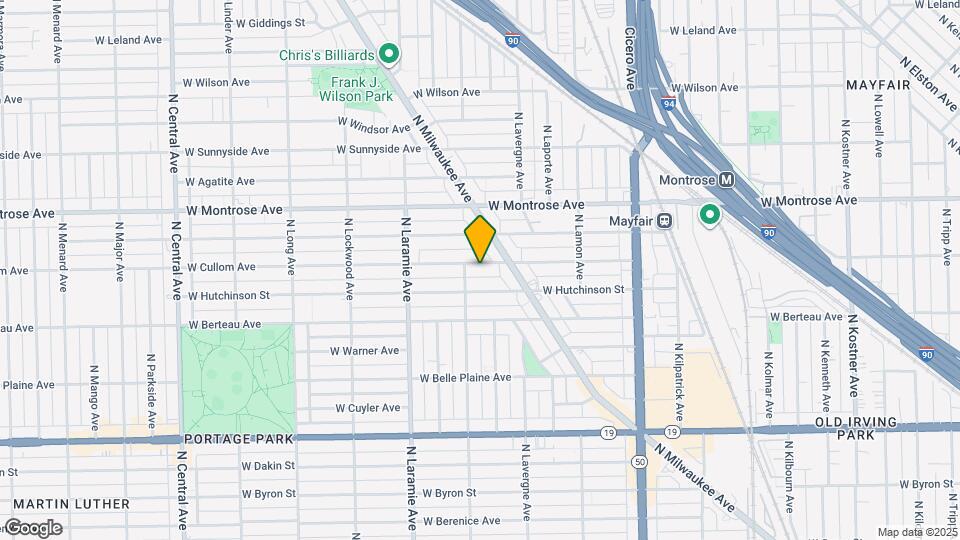 5033 W Cullom Ave Map and Location Details