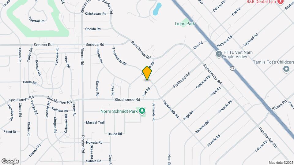 20521 Tonawanda Rd Map and Location Details