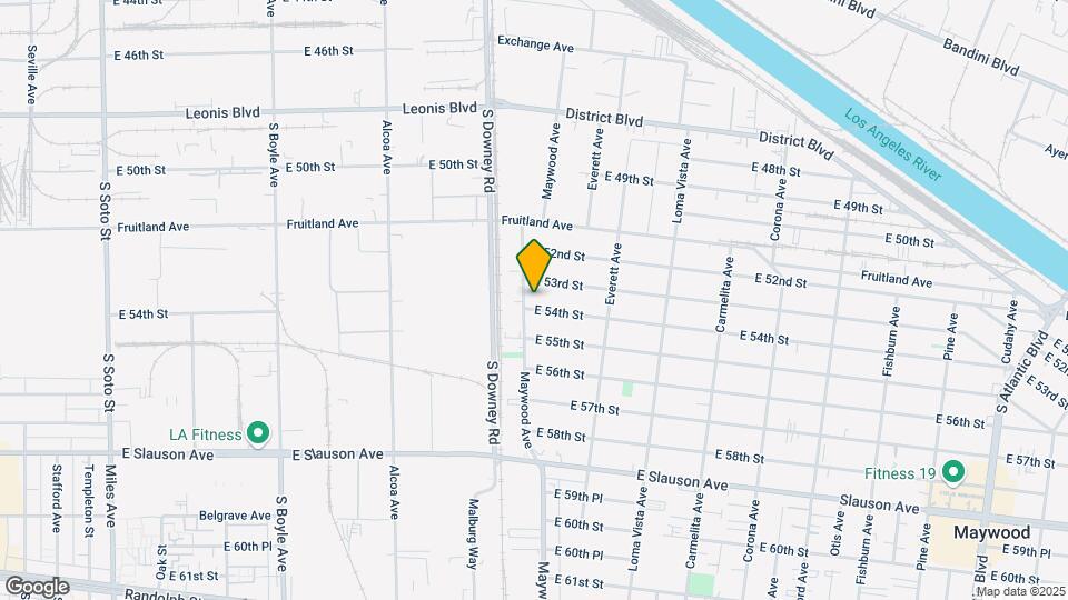 5316 Maywood Ave Mapa y Detalles de la Ubicación
