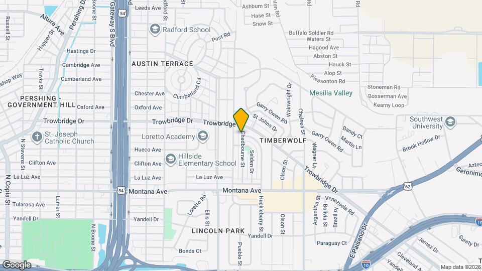 1309 Chadbourne St Map and Location Details