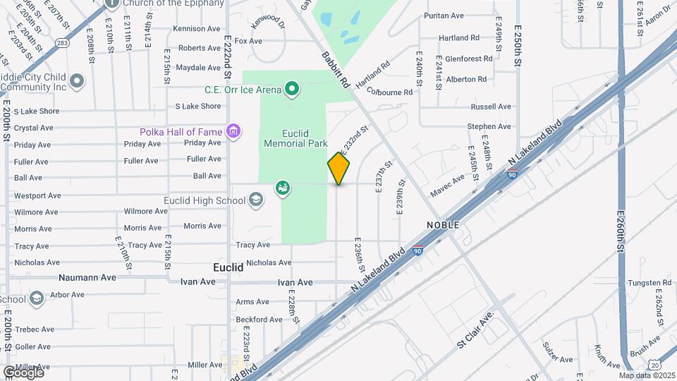 791 E 232nd St Map and Location Details