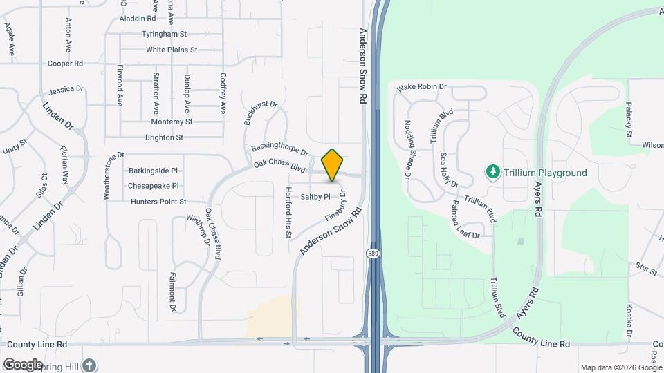 14367 Finsbury Dr Map and Location Details