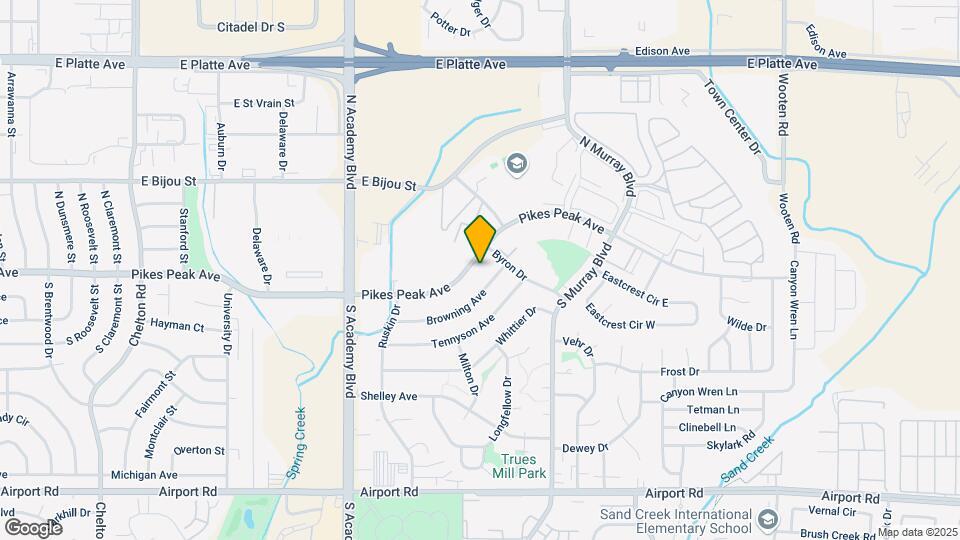 4111 E Pikes Peak Ave Mapa y Detalles de la Ubicación