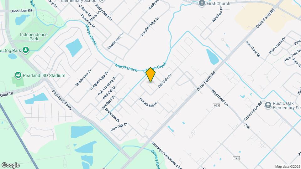 1809 Oakland Cir Map and Location Details