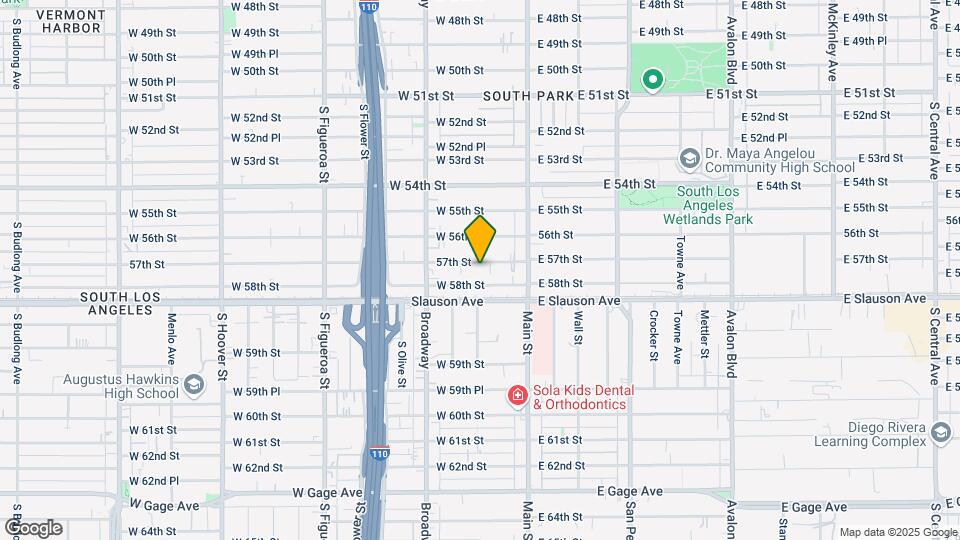 156 1/2 W 57th St Map and Location Details