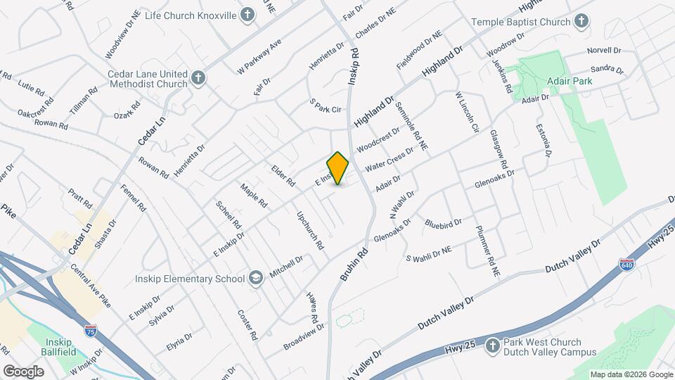 836 Duchess Way Map and Location Details