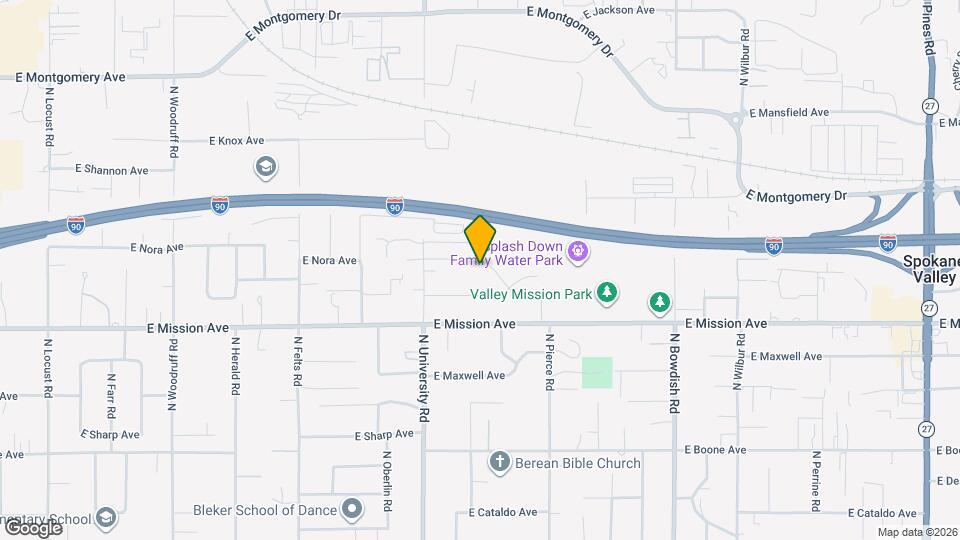 10820 E Nora Ave Map and Location Details