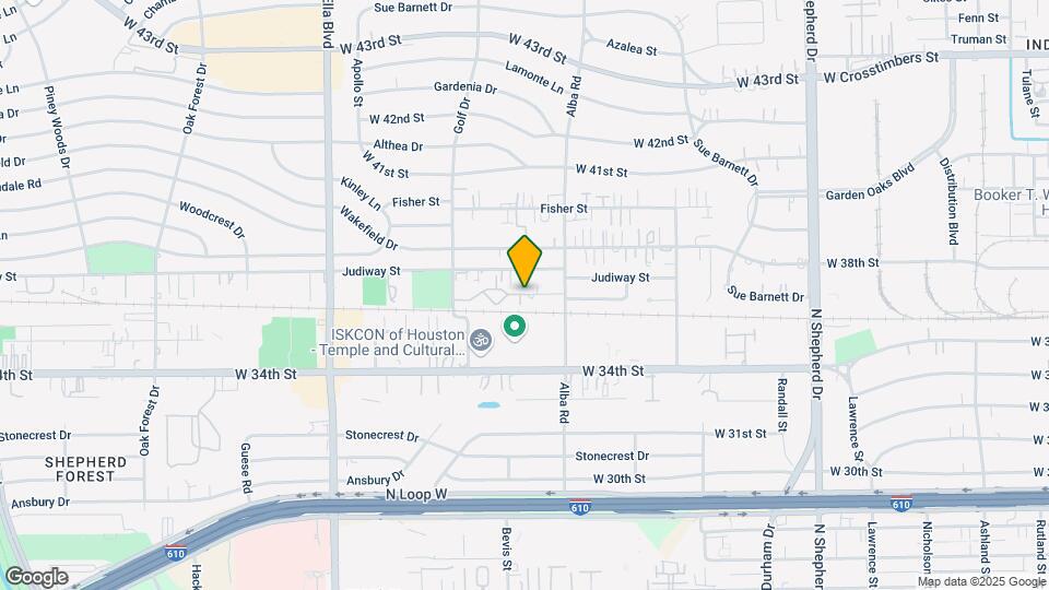 3510 Vista Terrace Ln Map and Location Details