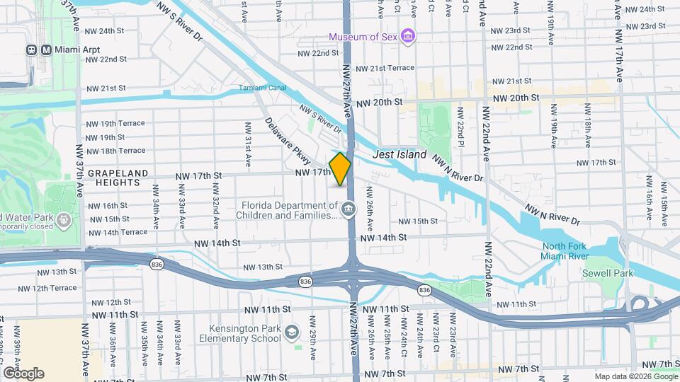 2732 NW 16th Terrace Map and Location Details