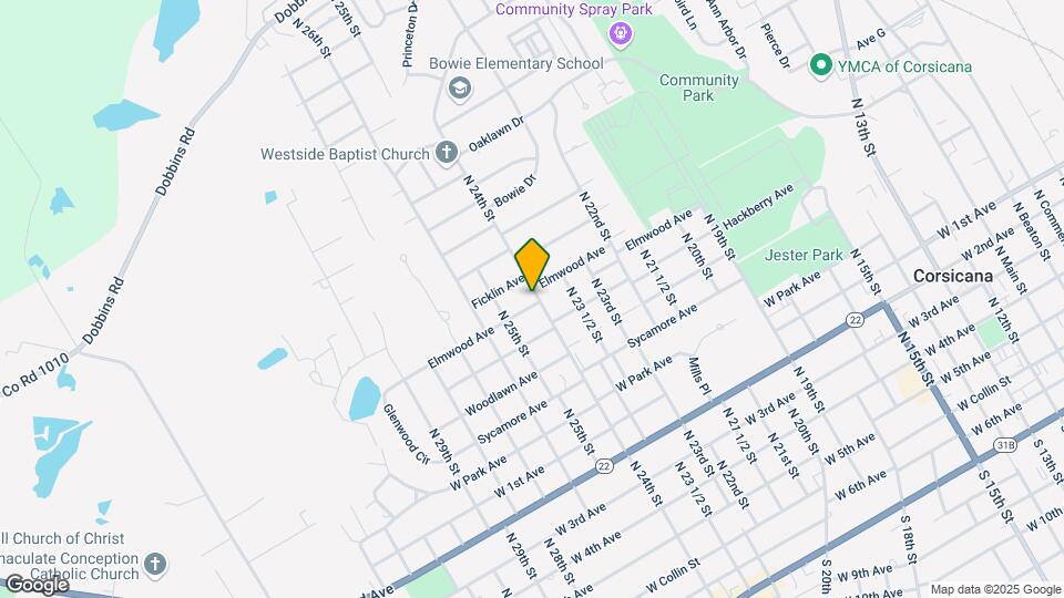 1500 Elmwood Ave Map and Location Details