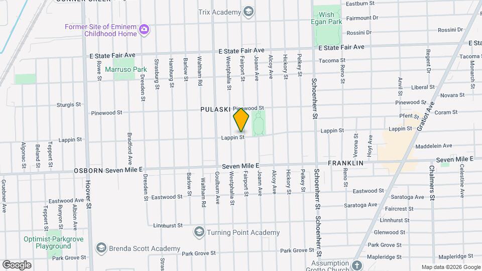 19303 Fairport St Map and Location Details