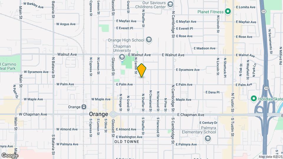 330 N Shaffer St Map and Location Details