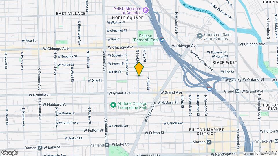 1366 W Ohio St Map and Location Details